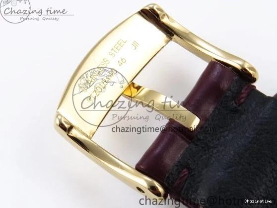 0415 De Ville Date YG MKF 1:1 Best Edition Brown Dial Roman Marker on Brown Leather Strap A OdorResistant 7751